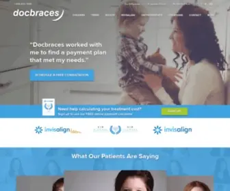 Docbraces.com(Creating confident smiles that last a lifetime) Screenshot