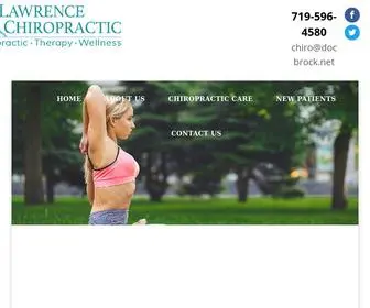 Docbrock.net(Chiropractor Colorado Springs CO) Screenshot