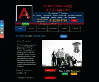 Docbryson.com(Austin Texas Chiropractic) Screenshot