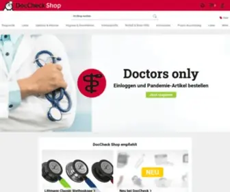 Doccheckshop.de(Medizinbedarf & Praxisbedarf) Screenshot