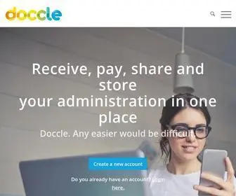 Doccle.be(Vaarwel papieren rompslomp) Screenshot