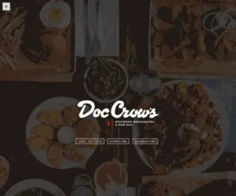 Doccrows.com(Restaurant) Screenshot
