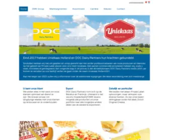 DoCDairypartners.nl(Uniekaas Holland) Screenshot