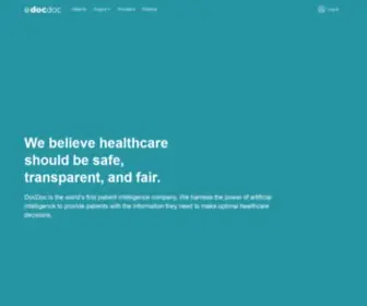 DoCDoc.com.sg(Transforming healthcare) Screenshot