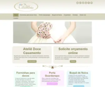 Docecasamento.com.br(Site do Doce Casamento) Screenshot