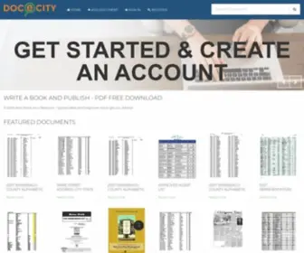 Docecity.com(Publish And Share Your Resource) Screenshot