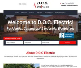 Docelectricalservices.com(D.O.C) Screenshot