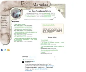 Docemoradas.com(Las Doce Moradas del Viento) Screenshot