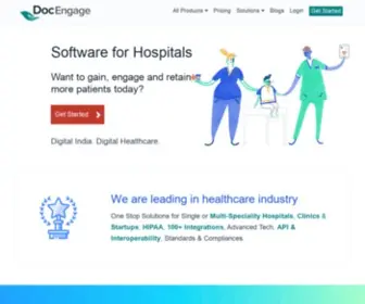 Docengage.in(#1 Healthcare CRM) Screenshot