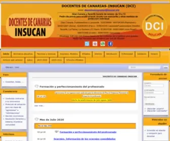 Docentesdecanarias.org(DOCENTES DE CANARIAS) Screenshot