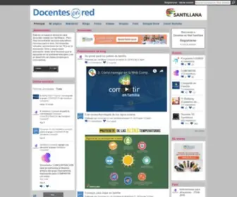 Docentesenredsantillana.com(Docentes en Red Santillana) Screenshot
