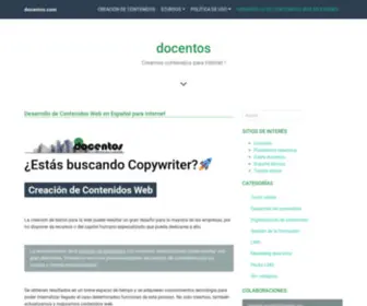 Docentos.com(Creamos contenidos para Internet) Screenshot