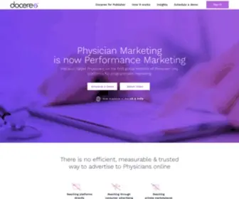 Doceree.com(Healthcare Marketing Company) Screenshot