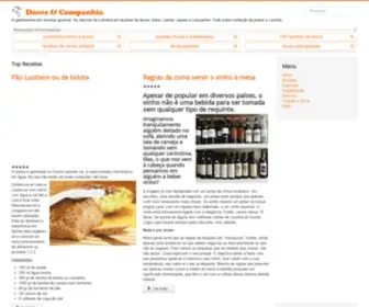 Docesecompanhia.com(Doces & Companhia) Screenshot