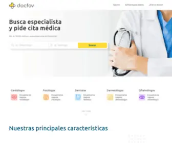 DocFav.cl(Pedir cita médica con los mejores especialistas recomendados) Screenshot