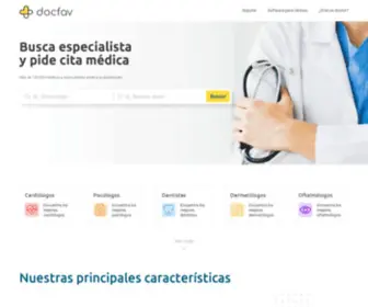 DocFav.com.ar(Pedir cita médica con los mejores especialistas recomendados) Screenshot