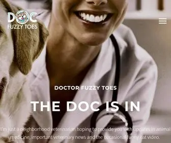 DocFuzzytoes.com(Your favorite veterinarian is here to provide current updates in pet medicine) Screenshot