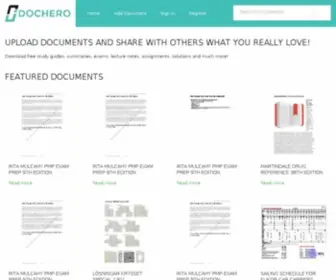 Dochero.tips(Upload documents and share with others what you really love) Screenshot