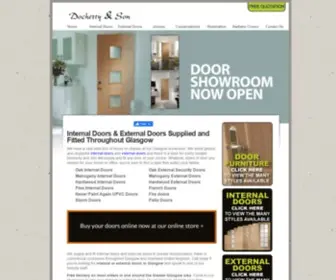 Dochertyandson.co.uk(Doors Glasgow) Screenshot