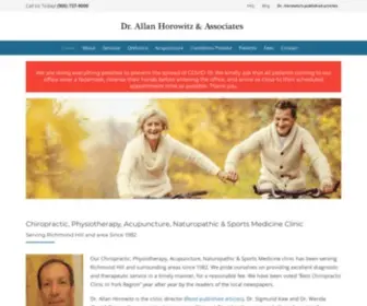 Dochorowitz.com(Chiropractor Richmond Hill) Screenshot
