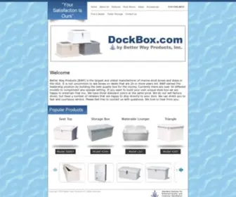 Dockbox.com(Dock Boxes by Better Way Products) Screenshot