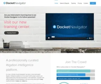 Docketnavigator.com(Litigation Research) Screenshot