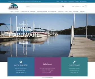 Dockhardware.com(Quality Boat Dock Hardware) Screenshot