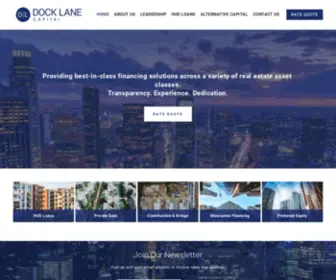 Docklanecapital.com(Dock Lane Capital LLC) Screenshot