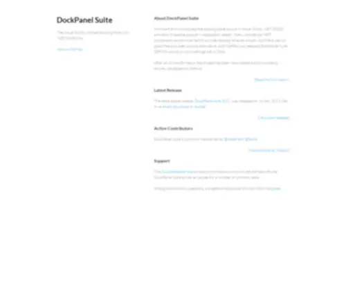 Dockpanelsuite.com(DockPanel Suite) Screenshot