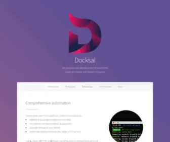 Docksal.io(Docksal is a web) Screenshot