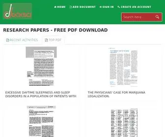 Docksci.com(Research Papers) Screenshot
