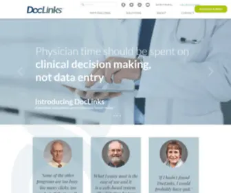 Doclinksinfo.com(Electronic Health Record) Screenshot