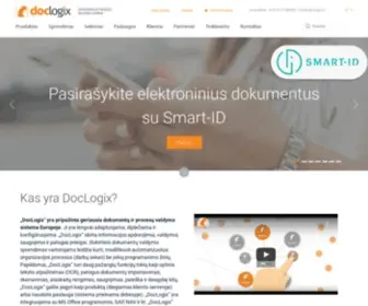 Doclogix.lt(Dokumentų ir procesų valdymo sistema) Screenshot