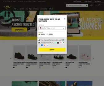 Docmartens.com(Lederstiefel, Chelsea Boots, Schuhe, Sandalen) Screenshot