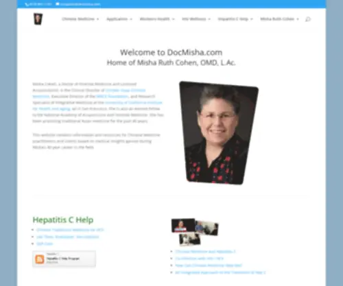 Docmisha.com(Doc Misha Ruth Cohen) Screenshot