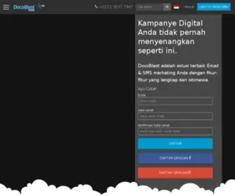 Docoblast.com(Email Massal) Screenshot