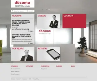 Docomolab-Euro.com(DOCOMO Euro) Screenshot