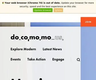 Docomomo-US.org(Docomomo US) Screenshot