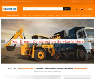 Doconstro.com(Devoted Construction & Interior Industries Shopping Store) Screenshot