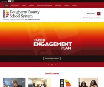 Docoschools.org(Dougherty County School System) Screenshot