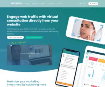 Docovia.com(Virtual Consultation and Patient Acquisition for Aesthetics Industry) Screenshot