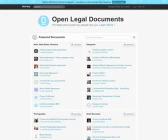 Docracy.com(Free Legal Documents) Screenshot