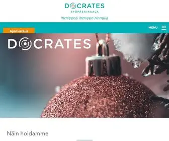 Docrates.com(Yksilöllistä ja kokonaisvaltaista syövänhoitoa nopeasti) Screenshot