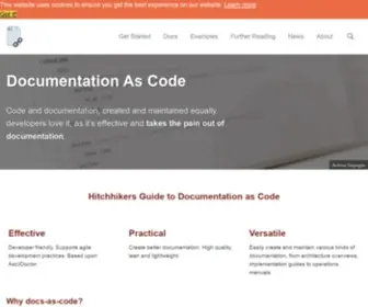 Docs-AS-CO.de(Documentation As Code) Screenshot