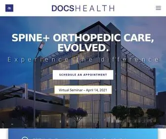 Docshealth.com(Los Angeles Orthopedic Clinic) Screenshot