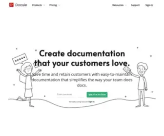Docsie.io(Create documentation that your customers love) Screenshot