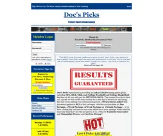 Docspicks.com(NBA Picks) Screenshot