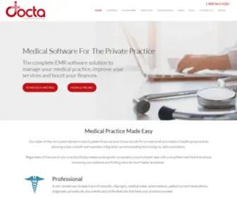 Doctaemr.com(Medical Software For The Private Practice) Screenshot