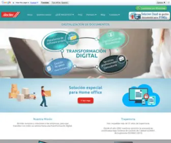 Doctec.com.ar(Document technologies) Screenshot