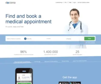 Doctena.com(Medical Booking & Appointment Management made easy) Screenshot